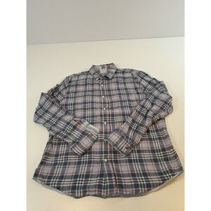 Men's Plaid Button-Up Shirt